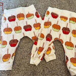Cute Caramel Apple Print Baby Pants